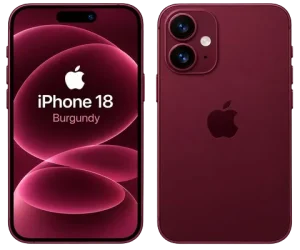 iphone 18 burgundy