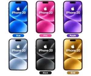 iphone 20 six colors front